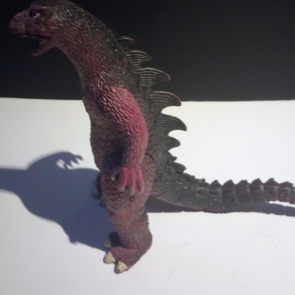 Reptile Dinosaur Toy Figure - Black and Pink